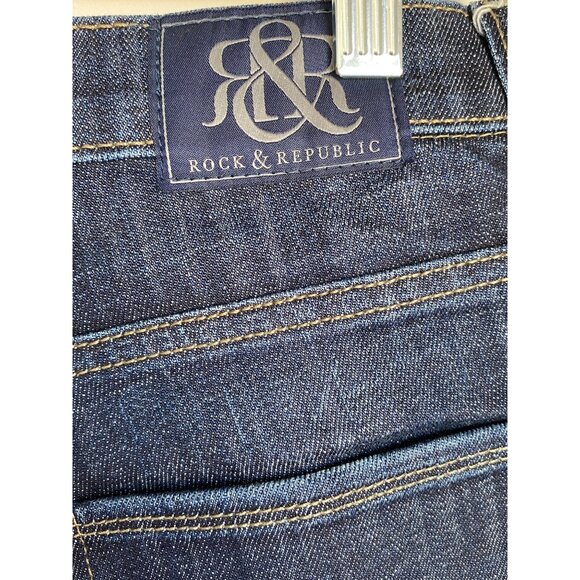Rock & Republic Womens Bootcut Medium Wash Denim Jeans - Picture 7 of 9